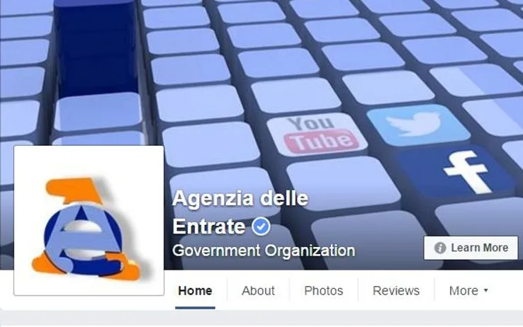 Agenzia delle Entrate arriva anche su Facebook