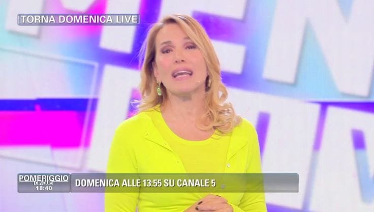 Domenica Live puntata con imprevisto