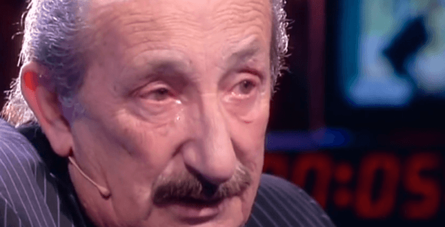 Franco Gatti in lacrime da Silvia Toffanin