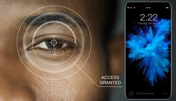 iPhone 8, scansione dell'iride confermata