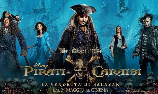 Pirati dei Caraibi, tornano sul grande schermo dal 24 maggio