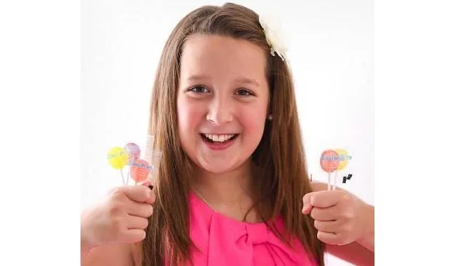Alina-Morse-13-anni-milionaria-per-il-lecca-lecca-sano