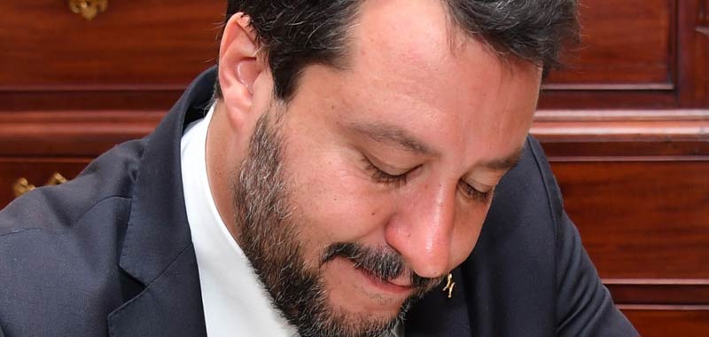 Matteo Salvini si lamenta con Mattarella