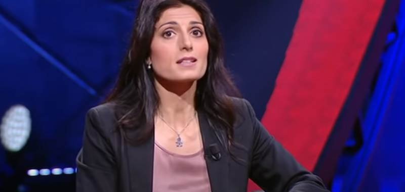 Roma Virginia Raggi contestata da CasaPound