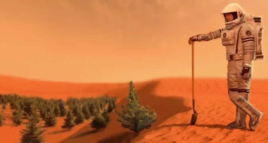 Ecco la prima pianta coltivata su Marte