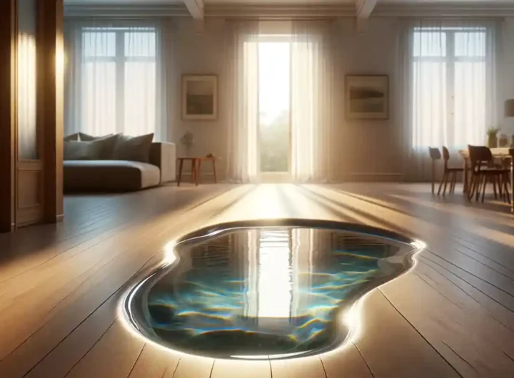 Sognare acqua sul pavimento di casa significato