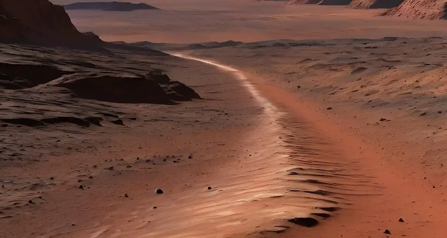 Come spiegare il fenomeno dei ragni su Marte