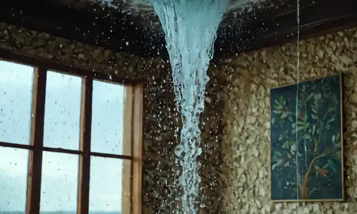 Sognare acqua in casa dal soffitto