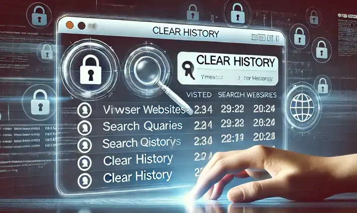 Cosa si visualizza nella history and search details
