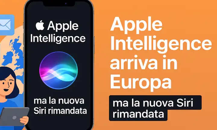 Apple Intelligence arriva in Europa ma senza la nuova Siri