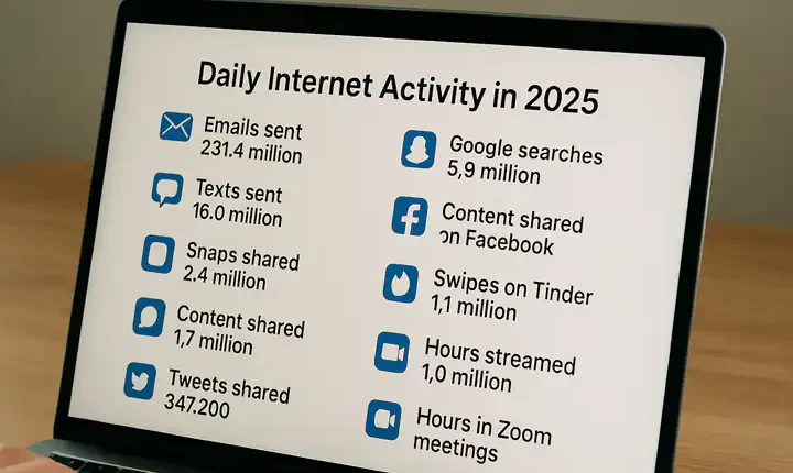Cosa succede su Internet ogni minuto