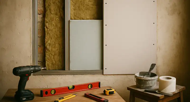 Coprire una Finestra con Cartongesso