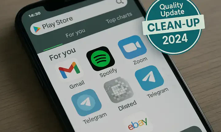 Google rimuove quasi metà delle app Android