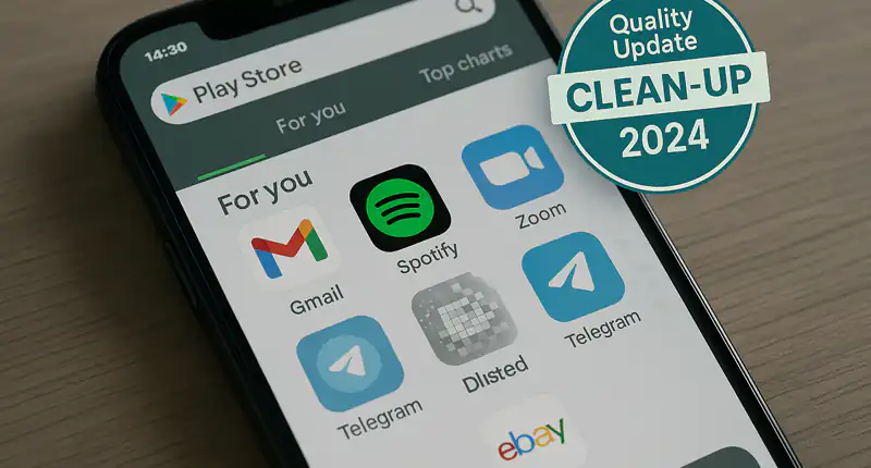 Google rimuove quasi metà delle app Android