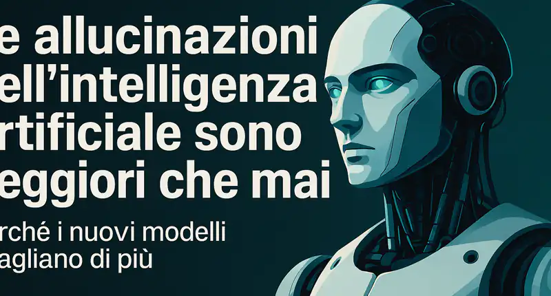 Le allucinazioni intelligenza artificiale sono peggiori che mai