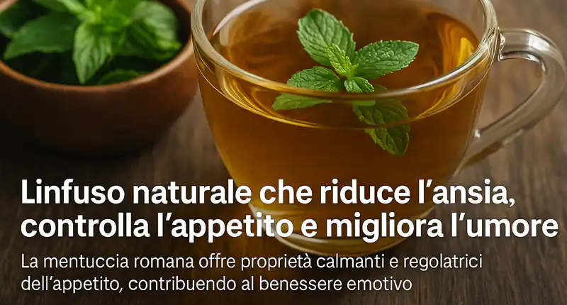 infuso naturale che riduce ansia controlla appetito e migliora umore