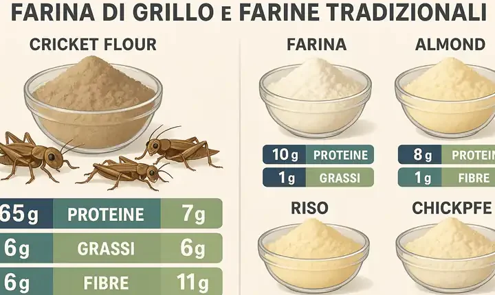 Farina di Grillo vs Farine Tradizionali