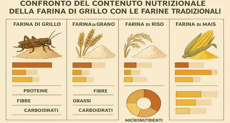 Farina di Grillo vs Farine Tradizionali