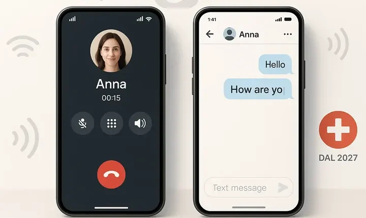 RTT la Chat in Tempo Reale Durante le Chiamate Telefoni