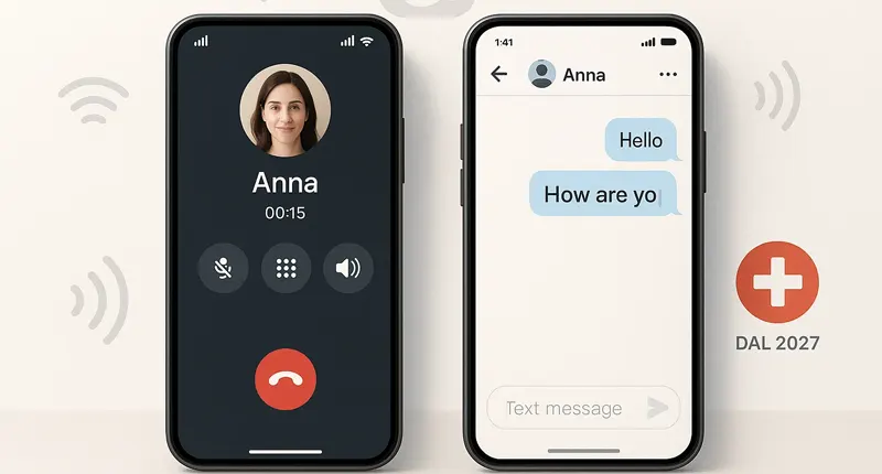 RTT la Chat in Tempo Reale Durante le Chiamate Telefoni