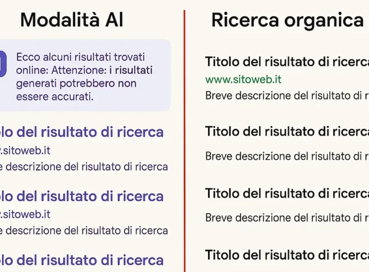 Grafico che mostra variazioni degli URL