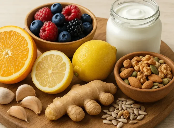 Un assortimento di alimenti sani