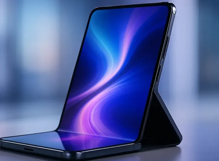 Uno smartphone pieghevole di design moderno