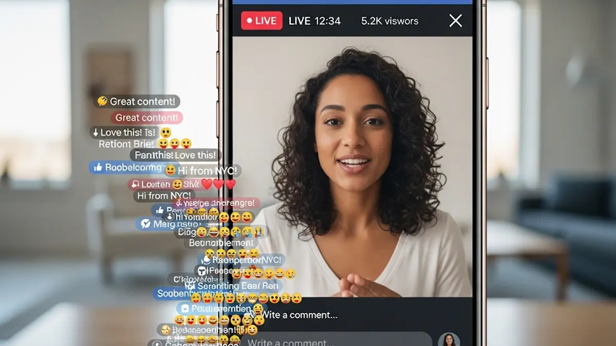 Scopri come gestire i commenti in tempo reale durante le dirette Facebook Live