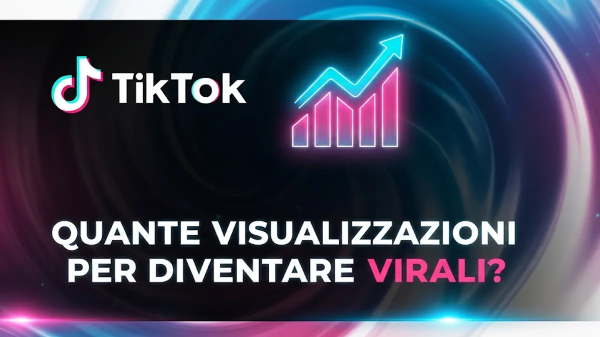 il logo di TikTok un icona di un grafico in crescita