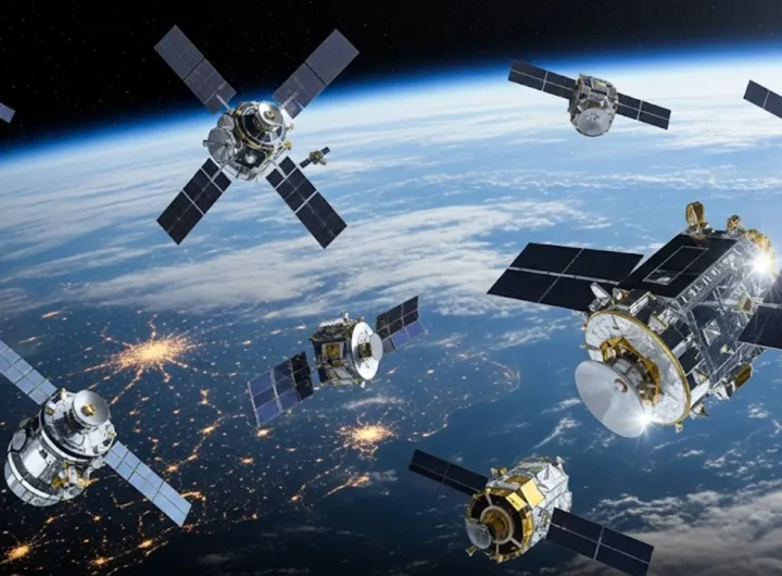 satelliti in orbita sulla terra
