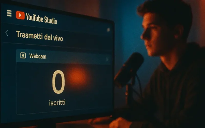 Come fare live su YouTube senza 50 iscritti