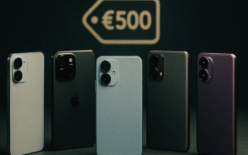 Una selezione dei migliori smartphone sotto i 500 euro
