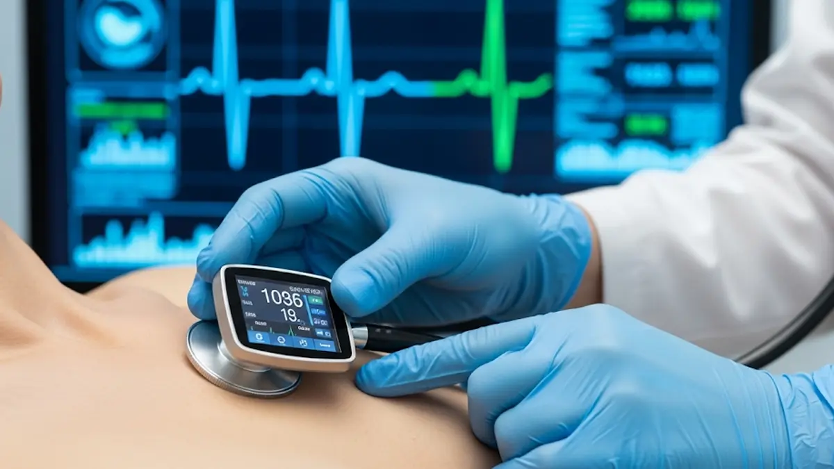 intelligenza artificiale trasforma il classico stetoscopio in un potente strumento per la diagnosi precoce di malattie cardiache