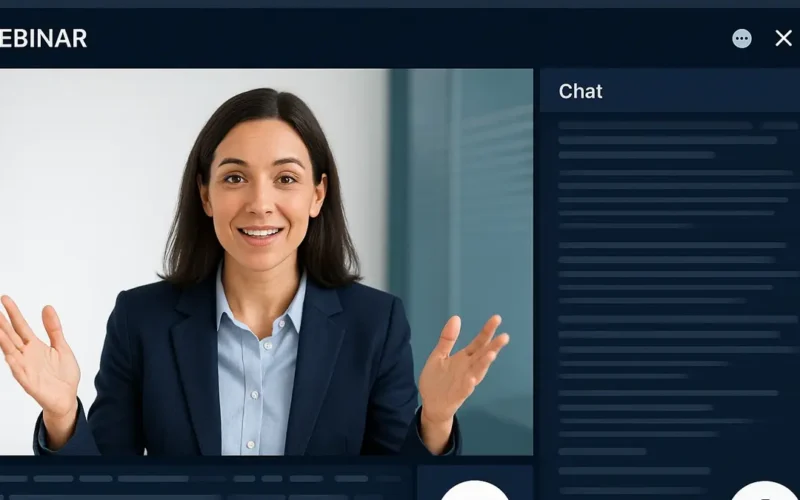 Dashboard di un webinar con oltre 5000 partecipanti