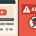 Grafico che mostra un video YouTube con visualizzazioni in aumento