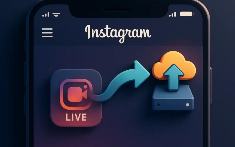 Icona del profilo Instagram con un lucchetto