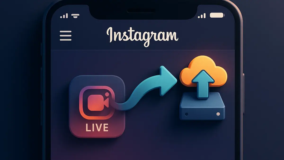 Icona del profilo Instagram con un lucchetto