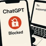 Icona email support@openai.com e smartphone