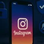 Illustrazione di uno smartphone con app Instagram