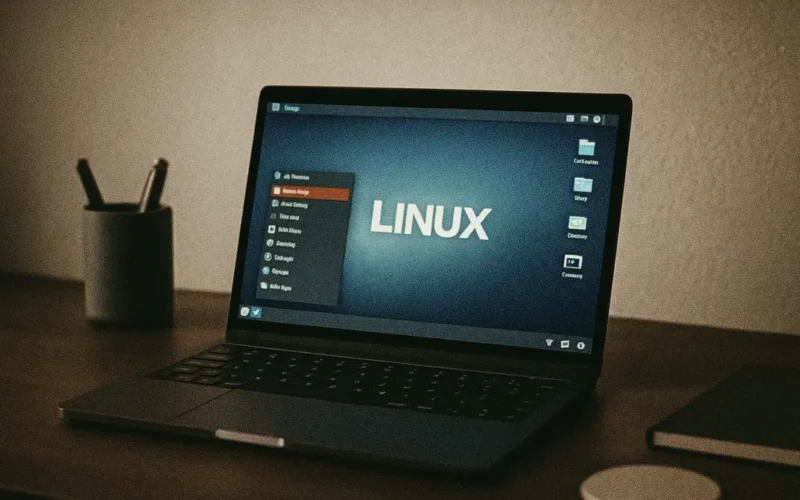 Interfaccia grafica Linux simile a Windows su laptop