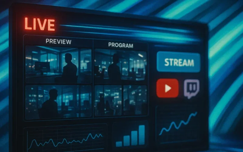 Software per diretta live professionale