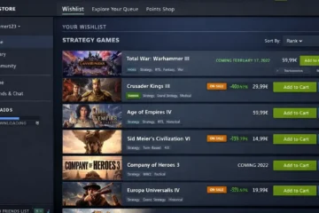 I giochi di strategia più desiderati su Steam nel 2026