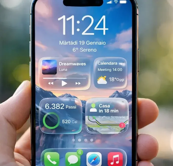iOS 26.2 migliora Liquid Glass e rende l’iPhone più leggibile