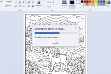 Microsoft Paint con Intelligenza Artificiale – Ora Crea Libri da Colorare in un Click