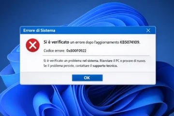 Windows 11 KB5074109 Crashes Systems – Microsoft Consiglia di Rimuovere l’Aggiornamento