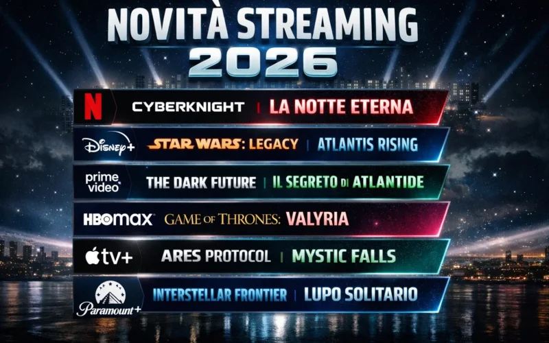 novita-streaming-settimana-6-febbraio-2026