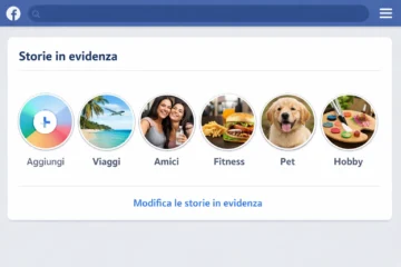 Quando guardi le storie in evidenza su Facebook si vede?