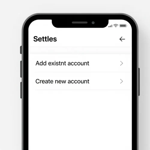 Come aggiungere un account su Instagram già esistente