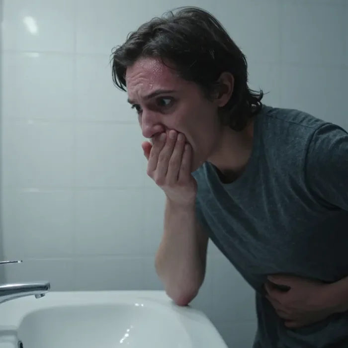 Sognare qualcuno che vomita: cosa significa davvero