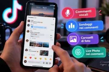 TikTok cambia i commenti: arrivano messaggi vocali, sondaggi e caroselli